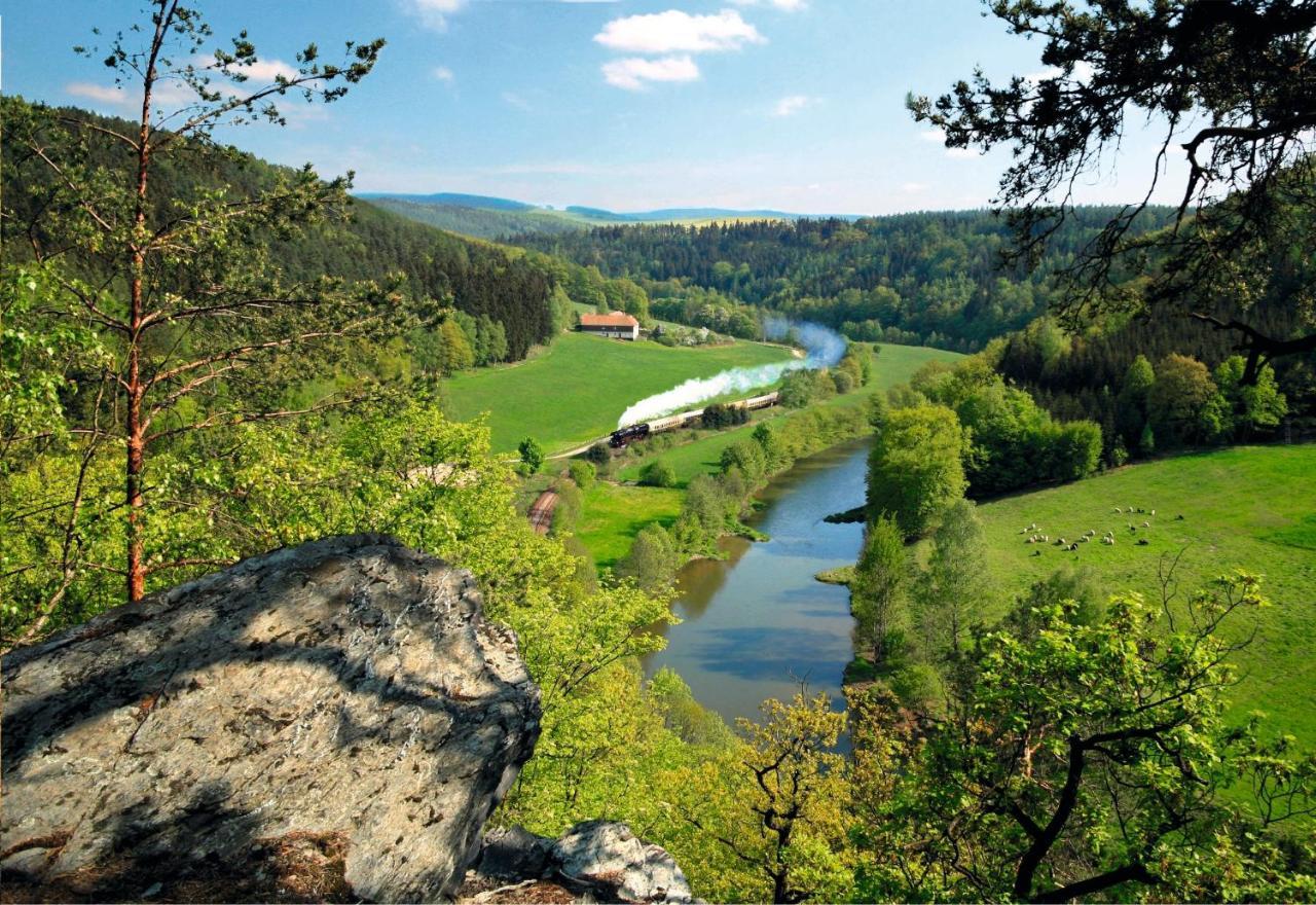 Ok Ferien - Altes Bahnhaus Apartment Muldenhammer Luaran gambar